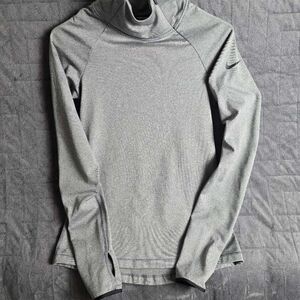 Nike Pro Dri-FIT Heather Gray Top